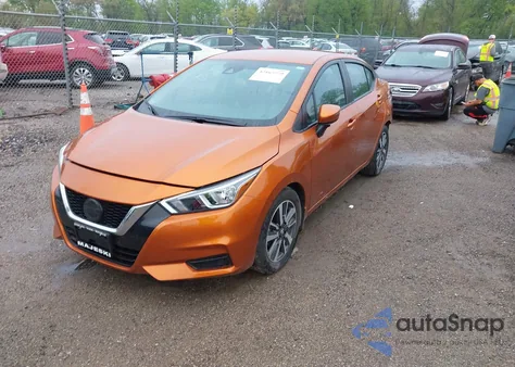 2021 Nissan Versa Sv Xtronic Cvt from USA, damaged, VIN 3N1CN8EVXML917542